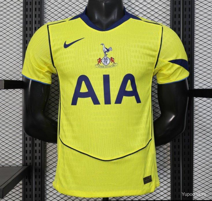 Camiseta de fútbol Tottenham 2025/26 TERCERA MANGA CORTA VERSION JUGADOR